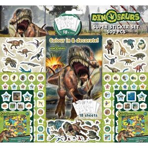 Dinosaurios. Super Set De 500 Pegatinas