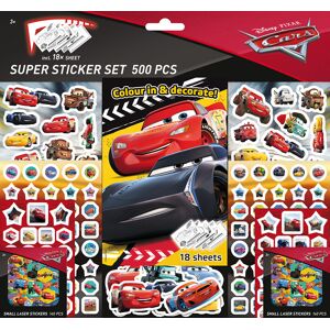 Super set de 500 pegatinas de CARS