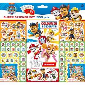 Super set de 500 pegatinas de Paw Patrol