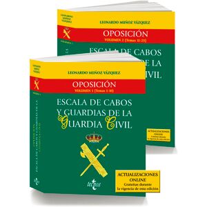 Pack Oposición Escala de Cabos y Guardias de la Guardia Civil