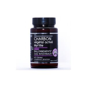 Carbón vegetal activado + arándano 60 cápsulas - Nutrivie