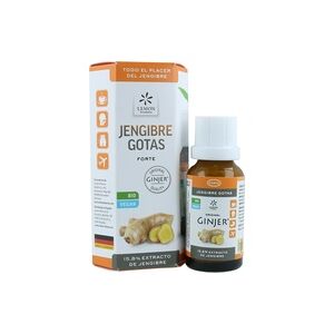 10 x Extracto de Jengibre Gotas Bio 20 ml Lemon Pharma