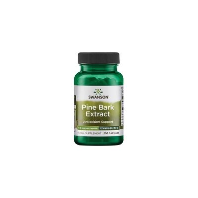 Swanson Extracto de Corteza de Pino 50 mg Cápsulas - Extracto de Corteza de Pino - Suplemento Swanson Extracto de Corteza de Pino 50 mg Cápsulas - Extracto de Corteza de Pino - Suplemento
