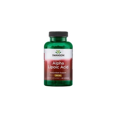 Ácido Alfa Lipoico Swanson 300 mg - Suplementos dietéticos Ácido Alfa Lipoico Swanson 300 mg - Suplementos dietéticos