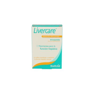 Health Aid Livercare 60 Comprimidos - Apoyo hepático Health Aid Livercare 60 Comprimidos - Apoyo hepático