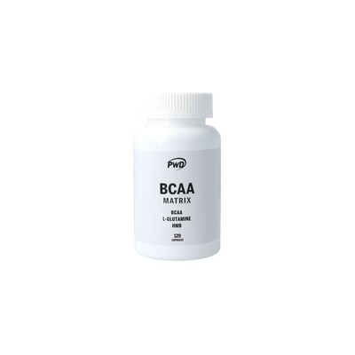 Pwd BCAA Matrix 120 cápsulas - Suplemento alimenticio Pwd BCAA Matrix 120 cápsulas - Suplemento alimenticio