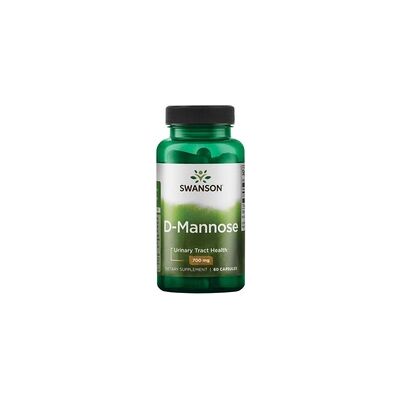Swanson D-Mannose 700mg Cápsulas - Apoyo a la salud urinaria Swanson D-Mannose 700mg Cápsulas - Apoyo a la salud urinaria