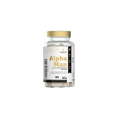 Golden Tree Alpha Man Incrementador de testosterona - Apoya el equilibrio hormonal Golden Tree Alpha Man Incrementador de testosterona - Apoya el equilibrio hormonal