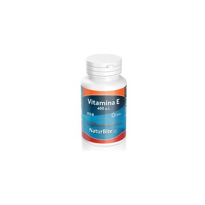 Naturbite Vitamina E 60 cápsulas - Suplemento alimenticio Naturbite Vitamina E 60 cápsulas - Suplemento alimenticio
