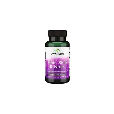 Swanson Cabello, Piel y Uñas 60 Tabletasy - Vitaminas y Suplementos Swanson Cabello, Piel y Uñas 60 Tabletasy - Vitaminas y Suplementos