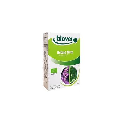 Betula forte, drenaje y eliminación 20 ampollas de 10ml - Biover Betula forte, drenaje y eliminación 20 ampollas de 10ml - Biover