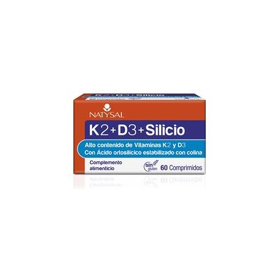 K2 D3 Silicio Natysal - Salud Ósea K2 D3 Silicio Natysal - Salud Ósea