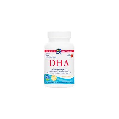 Nordic Naturals DHA 830mg Softgeles de Fresa - Suplementos Dietéticos Nordic Naturals DHA 830mg Softgeles de Fresa - Suplementos Dietéticos