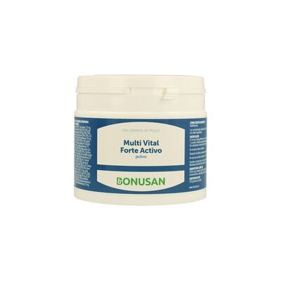 Multi Vital Forte Activo multivitamínico en polvo 250 g - Bonusan Multi Vital Forte Activo multivitamínico en polvo 250 g - Bonusan