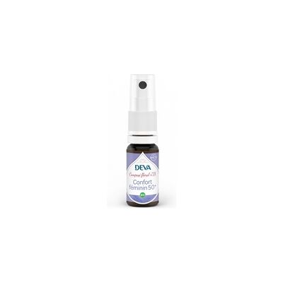 Compuesto floral 18 confort femenino 50+ 10 ml de elixir floral - Deva Compuesto floral 18 confort femenino 50+ 10 ml de elixir floral - Deva