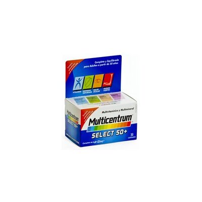 Mustela Multicentrum Select 50+ Tabletas - Suplemento alimenticio Mustela Multicentrum Select 50+ Tabletas - Suplemento alimenticio
