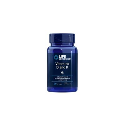 Life Extension Vitaminas D y K - Apoya la salud ósea y vascular Life Extension Vitaminas D y K - Apoya la salud ósea y vascular
