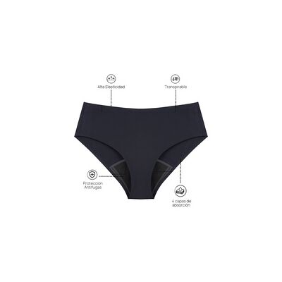 MyAlma Bragas Menstruales negras S - Ropa íntima menstrual MyAlma Bragas Menstruales negras S - Ropa íntima menstrual