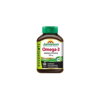 Jamieson Omega 3 Extra 700 mg - Suplemento de Aceite de Pescado Jamieson Omega 3 Extra 700 mg - Suplemento de Aceite de Pescado