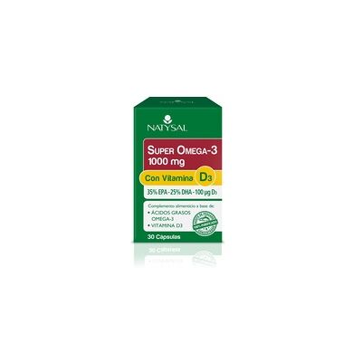 Natysal Super Omega 3 1000 mg EPA-DHA - Corazón y Cerebro Natysal Super Omega 3 1000 mg EPA-DHA - Corazón y Cerebro