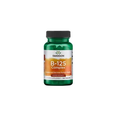 Swanson - B-125 Complex - 100 Tabletas Swanson - B-125 Complex - 100 Tabletas