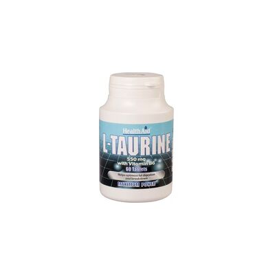 Health Aid L-Taurina 550mg - Tabletas Health Aid L-Taurina 550mg - Tabletas