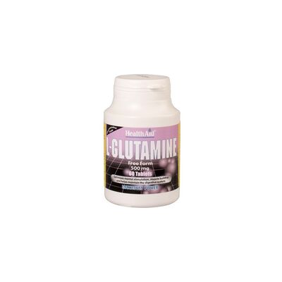Health Aid L-Glutamina 500mg Tabletas - Suplemento Health Aid L-Glutamina 500mg Tabletas - Suplemento