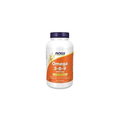 Suplemento Omega 3-6-9 de NOW Foods - 1000 mg, 250 cápsulas blandas Suplemento Omega 3-6-9 de NOW Foods - 1000 mg, 250 cápsulas blandas