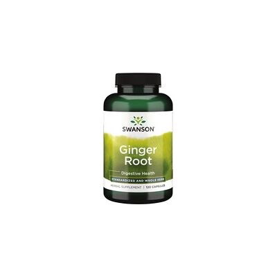 Swanson Cápsulas de Jengibre - 250mg Planta Herbolaria Estándar Swanson Cápsulas de Jengibre - 250mg Planta Herbolaria Estándar