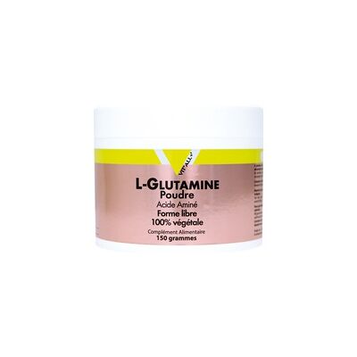 Polvo de L-glutamina Vit'All+ - Suplemento de aminoácido vegetariano Polvo de L-glutamina Vit'All+ - Suplemento de aminoácido vegetariano