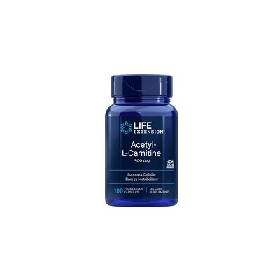 Life Extension Acetil-L-Carnitina 500 Mg - suplemento dietético Life Extension Acetil-L-Carnitina 500 Mg - suplemento dietético