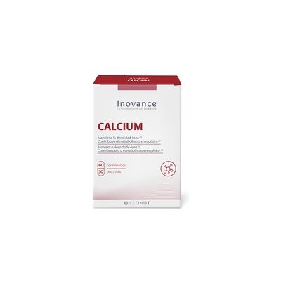 Inovance Calcio 60 Comprimidos - Vitamina D y Cromo - Salud Ósea y Muscular Inovance Calcio 60 Comprimidos - Vitamina D y Cromo - Salud Ósea y Muscular