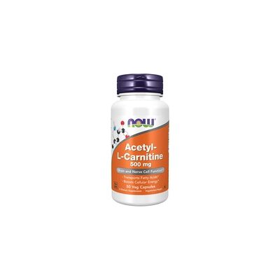 Now Foods Acetyl-L-Carnitine 500 mg - Apoyo Cognitivo y Físico Now Foods Acetyl-L-Carnitine 500 mg - Apoyo Cognitivo y Físico