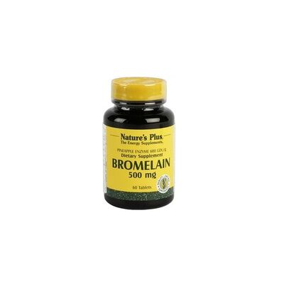 Bromelaina 500 mg 60 Comprimidos Natures Plus - Suplemento Alimenticio Bromelaina 500 mg 60 Comprimidos Natures Plus - Suplemento Alimenticio