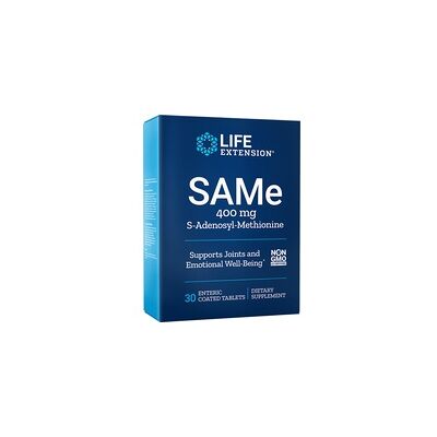 Life Extension SAMe 400 mg - Apoyo a la articulación, estado de ánimo y hígado Life Extension SAMe 400 mg - Apoyo a la articulación, estado de ánimo y hígado