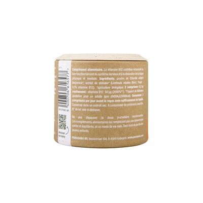 Vitamina B12 90 comprimidos - Purasana Vitamina B12 90 comprimidos - Purasana
