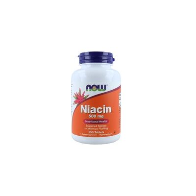 Now Foods Niacin 500mg tabletas (250 pcs.) Now Foods Niacin 500mg tabletas (250 pcs.)