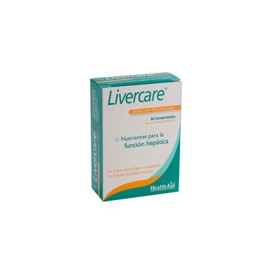 Health Aid Livercare 60 Comprimidos - Apoyo hepático Health Aid Livercare 60 Comprimidos - Apoyo hepático