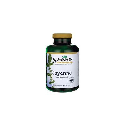 Swanson Cayenne 450mg Cápsulas - Apoya la salud cardiovascular Swanson Cayenne 450mg Cápsulas - Apoya la salud cardiovascular