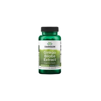 Swanson Extracto de Ginkgo Biloba 120mg - 100 Cápsulas Swanson Extracto de Ginkgo Biloba 120mg - 100 Cápsulas