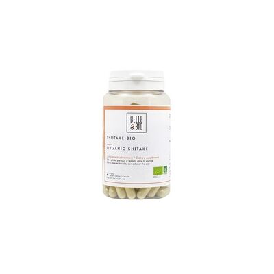 Belle & Bio Shiitake Orgánico - 120 cápsulas vegetales - Apoya la inmunidad Belle & Bio Shiitake Orgánico - 120 cápsulas vegetales - Apoya la inmunidad