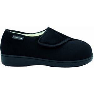 Nursing Care Zapato Unisex Textil Ante Pinheiro Negro