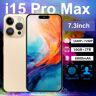 I15 Pro Max,Ram 16gb+2tb Rom,Astarry Smartphone,7.3 Inch Hd Screen,China 5g Cellphone,Yuotube/google/facebook/game App/whatsapp Gold