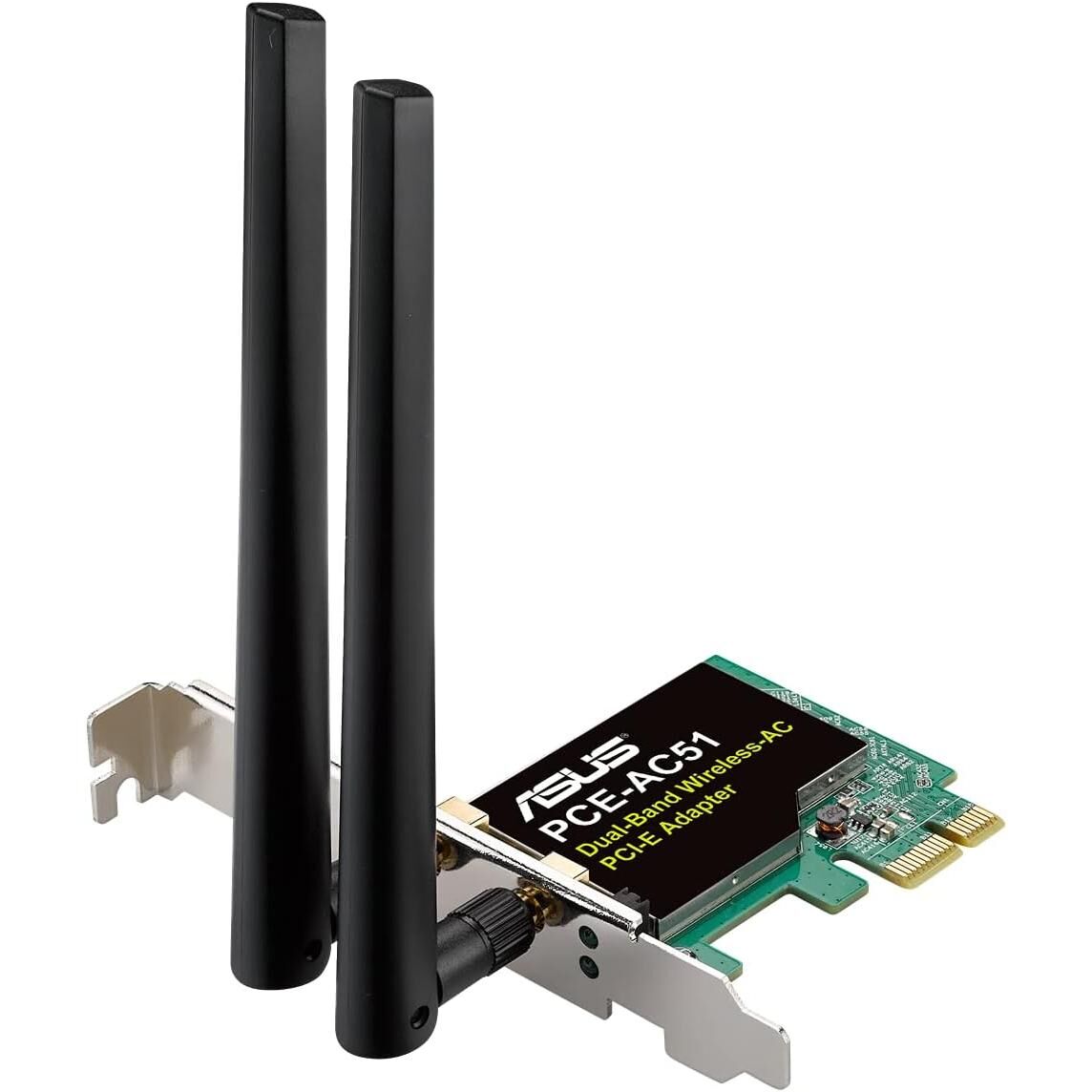 Asus Pce-Ac51 -Tarjeta De Red Wi-Fi Pci-E Ac750 (Dual-Band, Wep/wpa/wpa2, Antenas Removibles), Multicolour