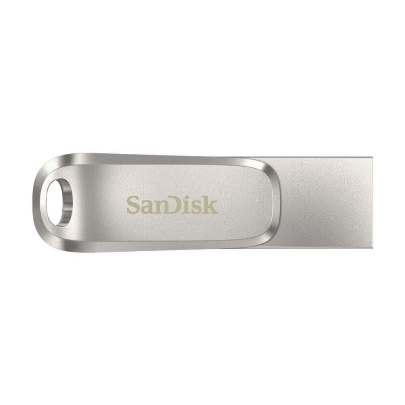 SanDisk Tarjeta De Memoria Micro Sd Con Adaptador Sandisk Sdddc4-128g-G46 128gb Llavero Plateado Acero 128 Gb