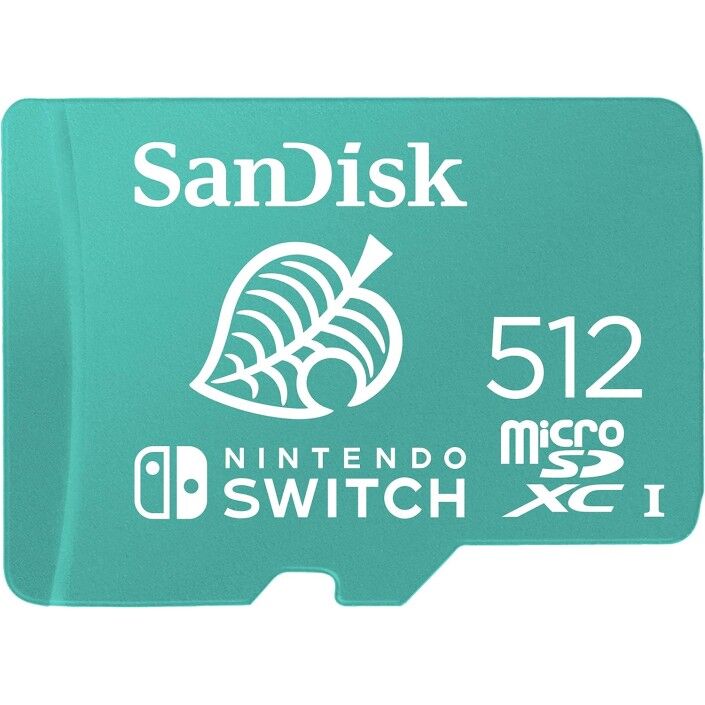 Nintendo Tarjeta Micro Sdxc Sandisk 512gb Para Nintendo Switch