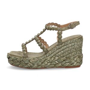 Alma en Pena Shoes Sandalias Con Cuña Marca Alma En Pena Para Mujer En Color Verde Verde 39