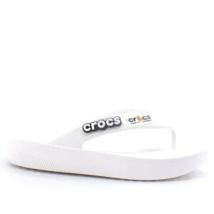 Crocs Calzado Chanclas Sandalias Zuecos Marca Crocs Modelo 207714-100 Para Mujer En Color Blanco Blanco 37-38