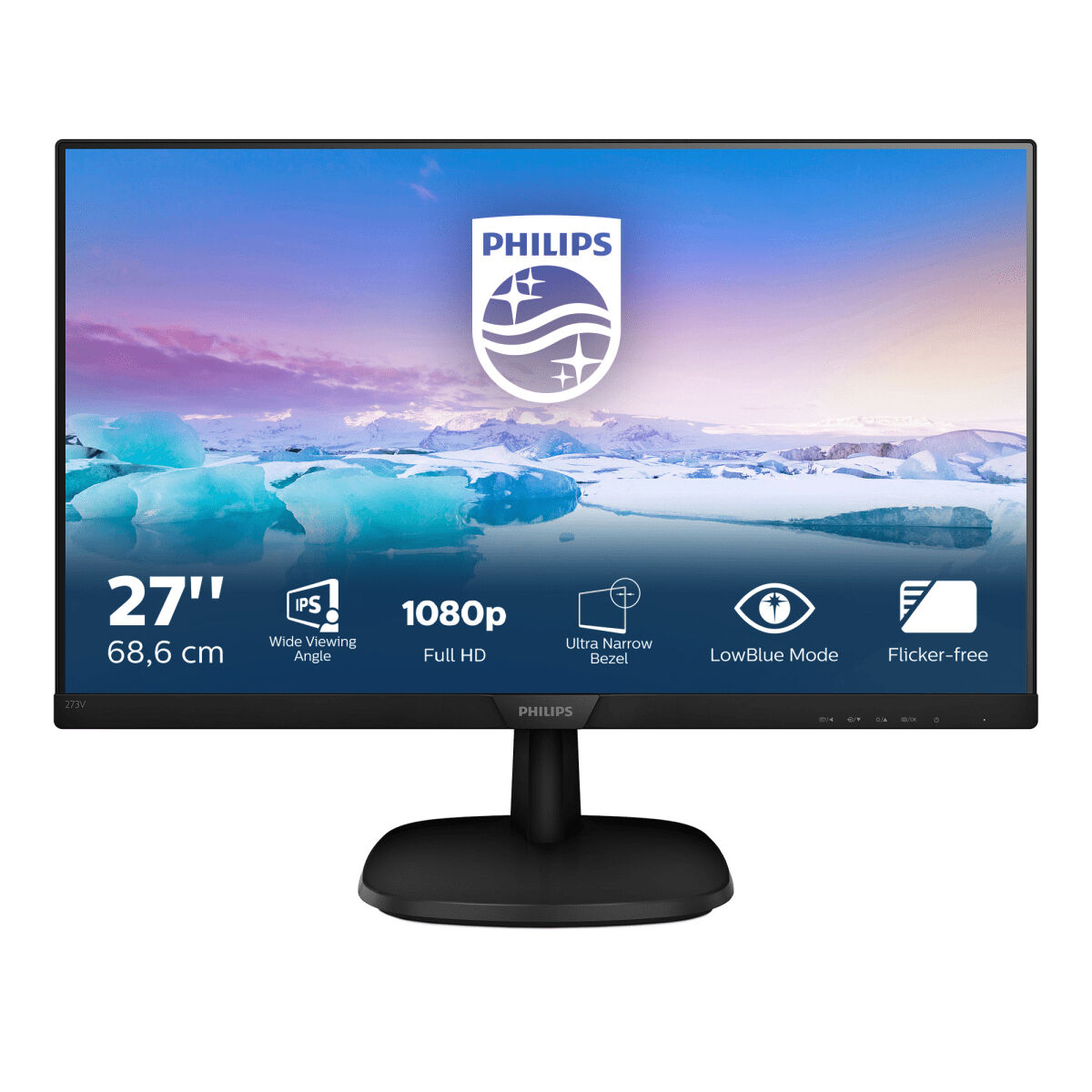 Philips Monitor Philips - 27 - Full Hd - Ips - 5 Ms - Negro - 273v7qdsb/00
