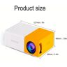 Proyector Portátil Mini De 1pc, Proyector De Video Para Teléfono De 1080p, Proyector Led Hd Inteligente Para El Hogar, Para Proy